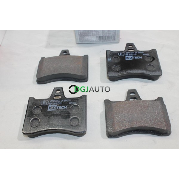 Jeu 4 plaquettes de frein arriere montage citroen Isotech IBP0335 pour citroen CX XM xantia