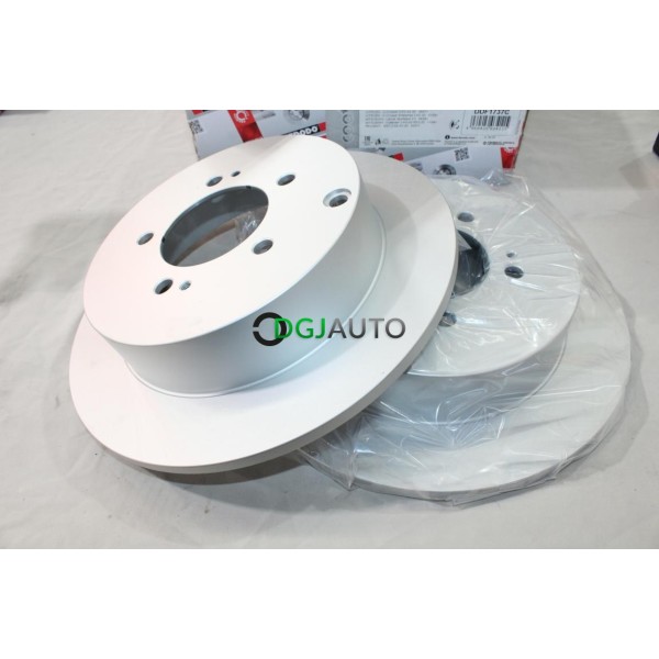 Jeu 2 disques de frein arriere plein 302mm diametre Ferodo DDF1737C pour citroen C4 aircross c-crosser lancia flavia mitsubishi