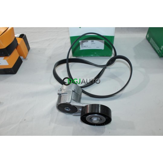 Courroie accessoire 5PK1210 + galet tendeur INA 529000810 pour opel astra G H zafira A B corsa C meriva A combo C tigra B