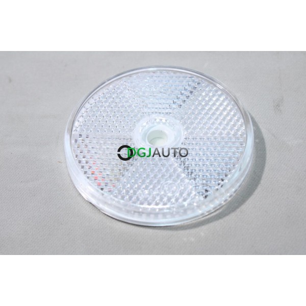 Catadioptre rond transparent blanc Pro Plast 021A 0490 pour remorque