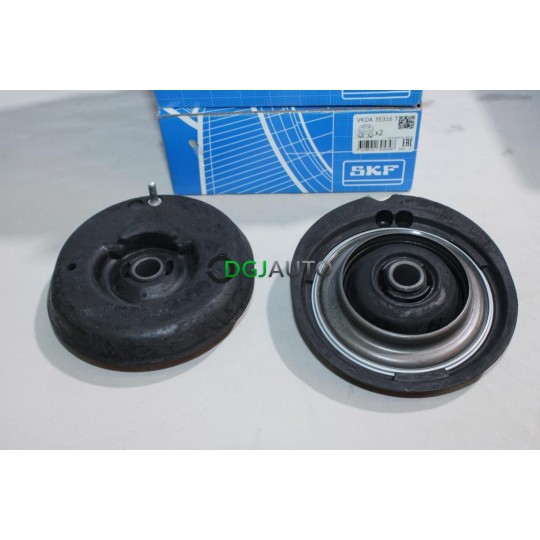 Jeu 2 butées amortisseur de suspension avant SKF VKDA35316T pour citroen C2 C3