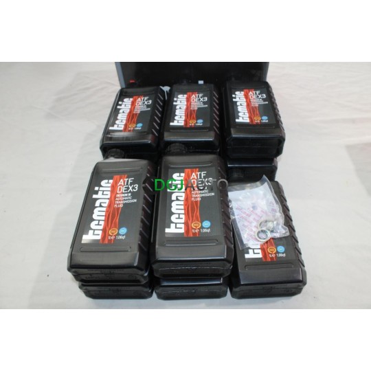 Lot 11 bidons huile 1L 1 litre ATF DEX3 dexron III boite de vitesses automatique Tcmatic 105.118.2001 pour renault clio 2 3 II