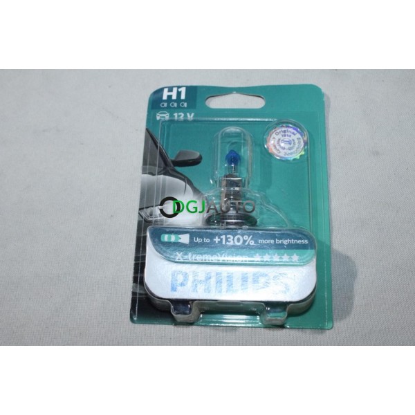 Ampoule de phare projecteur H1 x-tremevision +130% Philips 12258XV+B1 37164230 pour fiat lancia alfa romeo renault peugeot