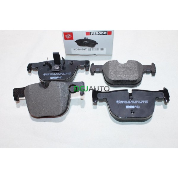Lot 4 plaquettes de frein arriere montage teves Ferodo FDB4687 pour BMW serie 3 et 4 F30 F31 F32 F33 F34 F36 F80 F82 F83