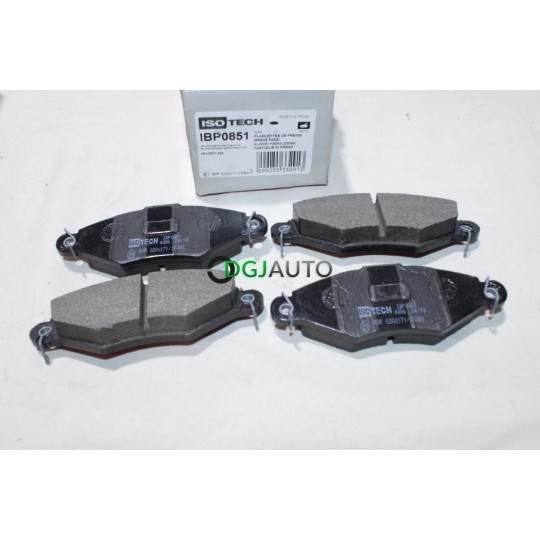 Jeu 4 plaquettes de frein avant montage bendix Isotech IBP0851 pour citroen xsara peugeot 206