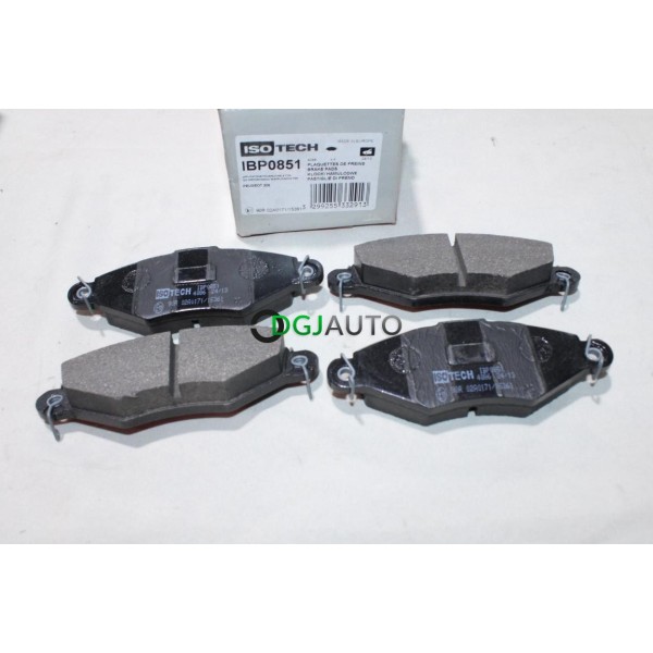 Jeu 4 plaquettes de frein avant montage bendix Isotech IBP0851 pour citroen xsara peugeot 206