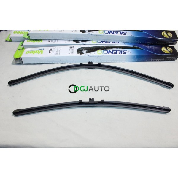 Jeu 2 balais essuie glace souple 600mm + 475mm silencio Valeo VF321 574321 pour BMW serie 3 E90 E91 E92 E93