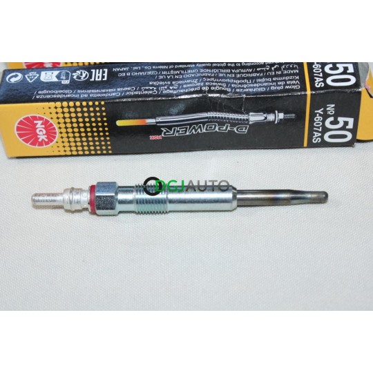 Lot 2 bougies de prechauffe NGK N°50 Y-607AS 7560 pour audi A2 A3 A4 chrysler sebring seat altea toledo 3 III leon 2 II ibiza 4