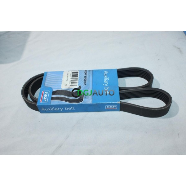 Courroie accessoire 6PK1102 SKF VKMV6PK1102 pour citroen evasion xantia XM alfa romeo 156 fiat marea palio ulysse lancia kappa