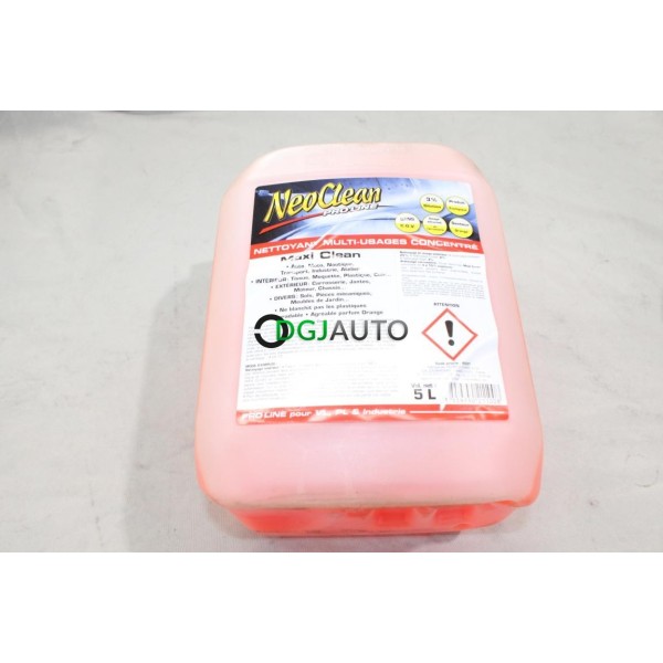 1 Bidon 5L 5 litres nettoyant multi usages concentré maxi clean Neoclean 4537 senteur orange sans COV 3% dilution produit