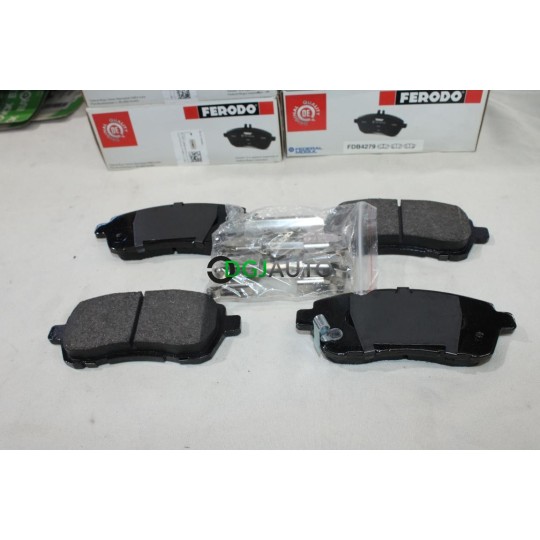 Jeu 4 plaquettes de frein avant montage lucas Ferodo FDB4279 pour suzuki swift 4 IV FZ NZ