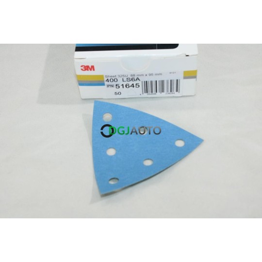 Boite 50 bandes de poncage P400 88mm x 95mm 325U LS6A 3M 51645