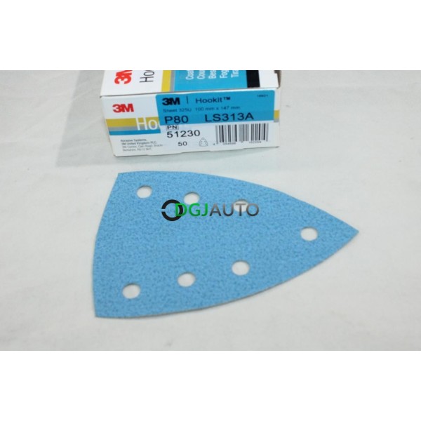 Boite 50 bandes de poncage P80 100mm x 147mm 325U LS313A 3M 51230