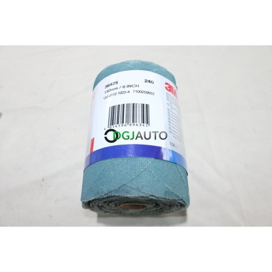 Rouleau 100 disques grille 150mm poncage P240 3M 36425