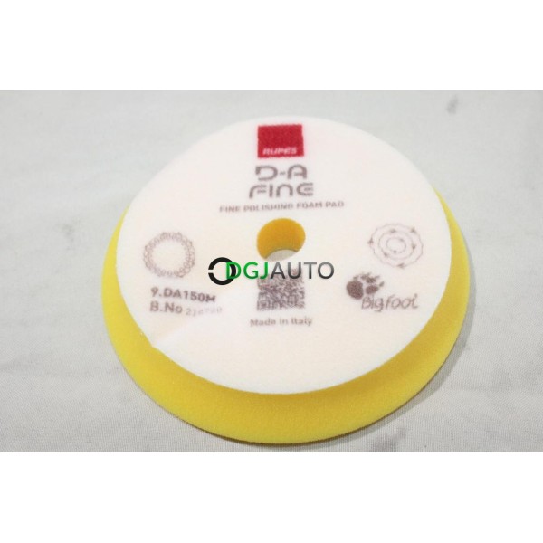 PAD haute performance D-A fine jaune bigfoot 25mm Rupes 9.DA150M pour polissage