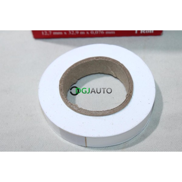 Rouleau 12.7mm x 32.9m x 0.076mm ruban etancheite et lubrifiant filetage PTFE 3M 27571 85302