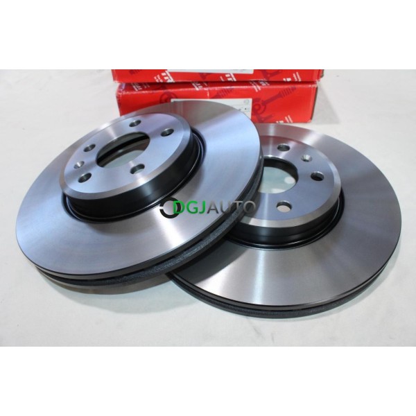 Jeu 2 disques de frein avant ventilé 314mm diametre TRW DF4866S pour audi A4 A5 B8 B9