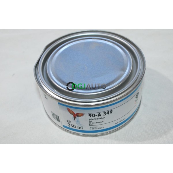 Pot 250ml peinture rouge 90 line basecoat Glasurit 90-A349 50547032