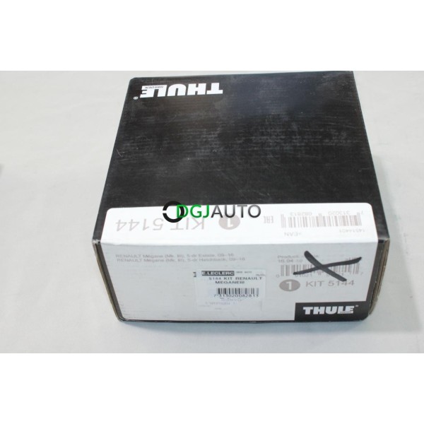 Kit pieds fixation barres de toit Thule KIT 5144 KIT5144 pour renault megane 3 III de 2009 à 2016