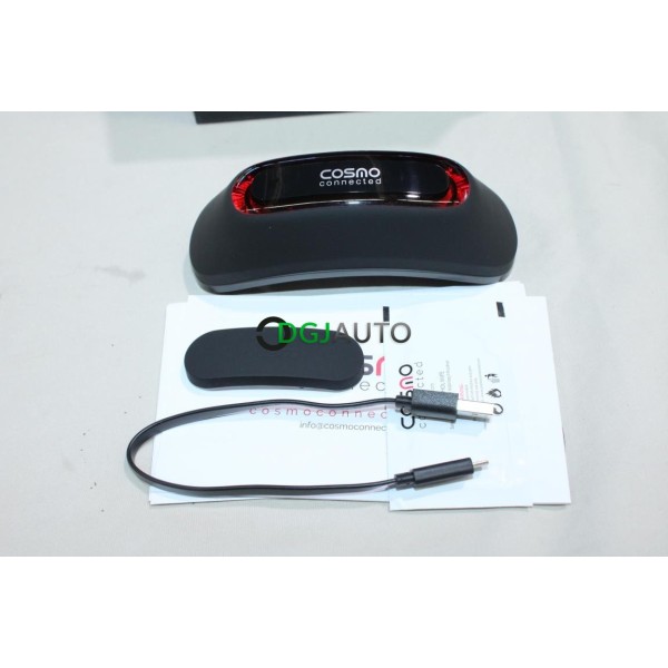 Cosmo connected noir matte black Cosmo CM0101002FR CM-01-01-002-FR pour feu de freinage connecté casque moto velo trottinette