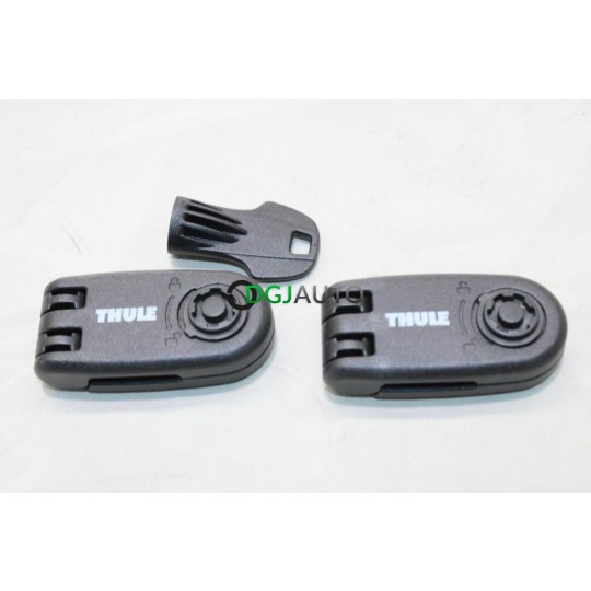 Jeu 2 cadenas verrous avec 1 clé pour sangle de maintien de roue velo Thule 986000 9860
