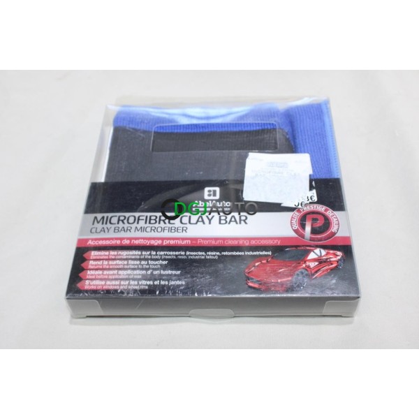 Chiffon microfibre clay bar 30x30 AbelAuto 045607 nettoyage premium