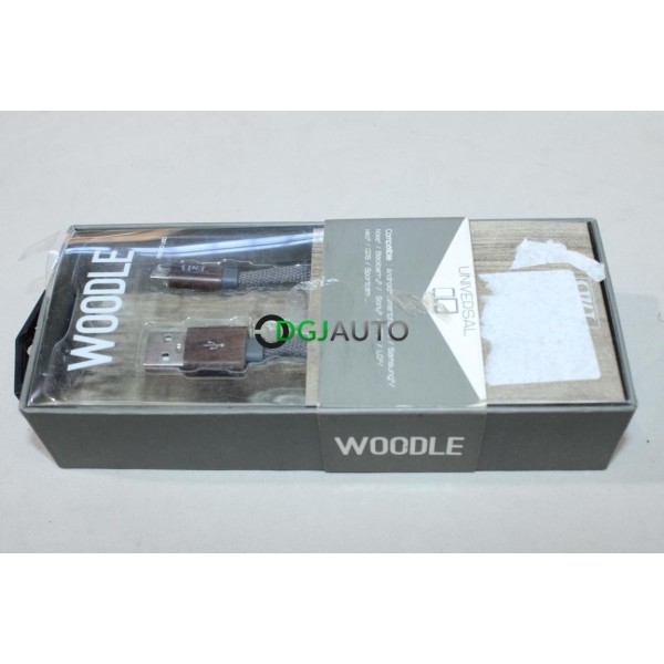 Cable USB micro USB recharge smartphone telephone Woodle CBMUSBWD2SG