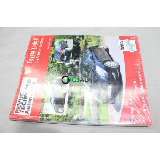 RTA revue technique automobile livre documentation entretien conduite etude technique CIP B766.5 pour toyota yaris 2 II 1.4