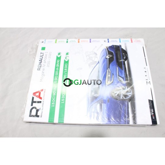 RTA revue technique automobile livre documentation entretien conduite etude technique N°851 pour renault megane 4 IV phase 1 de
