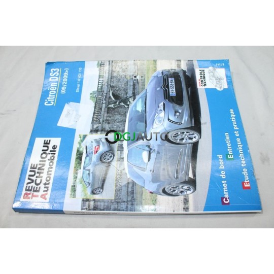 RTA revue technique automobile livre documentation entretien conduite etude technique CIP B776.5 pour citroen DS3 1.6HDI diesel