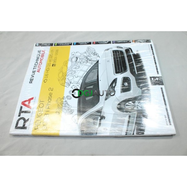 RTA revue technique automobile livre documentation entretien conduite etude technique CIP N°817 pour peugeot 3008 I phase 2