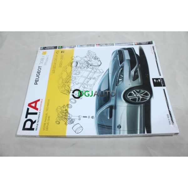 RTA revue technique automobile livre documentation entretien conduite etude technique CIP N°833 pour peugeot 308 II phase 1