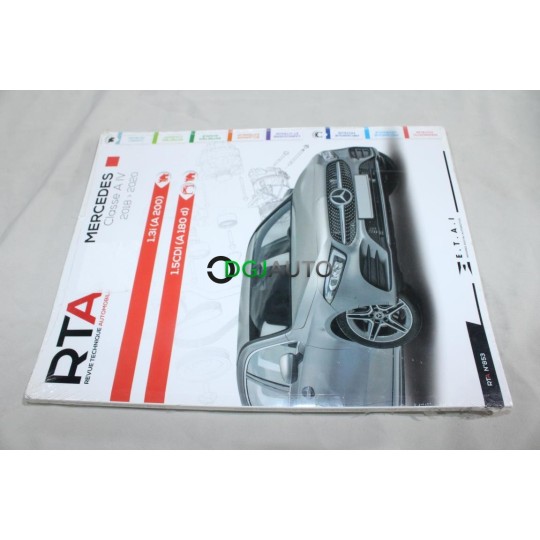 RTA revue technique automobile livre documentation entretien conduite etude technique CIP N°853 pour mercedes classe A de 2018