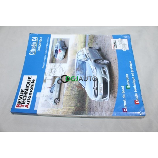 RTA revue technique automobile livre documentation entretien conduite etude technique CIP B759.5 pour citroen C4 1.6HDI diesel