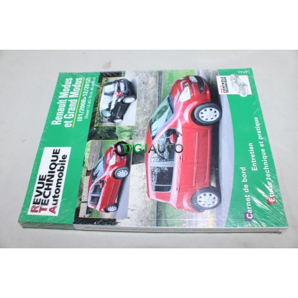 RTA revue technique automobile livre documentation entretien conduite etude technique CIP B775.5 pour renault modus grand modus