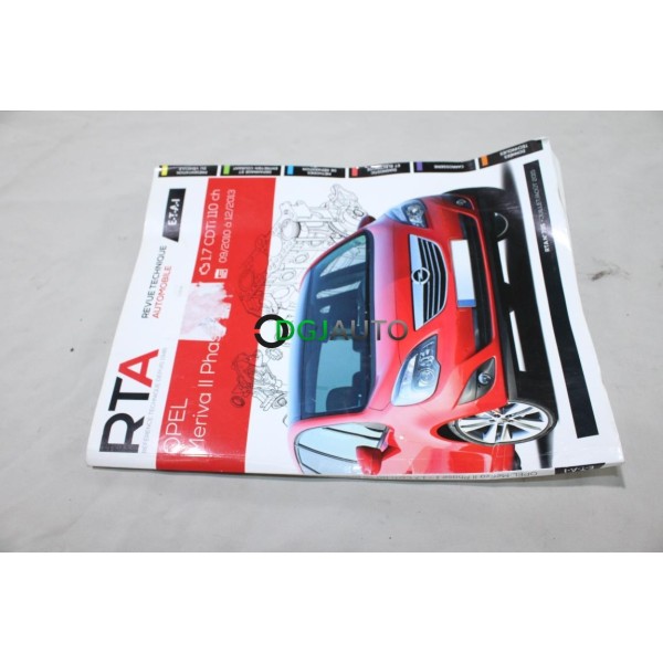 RTA revue technique automobile livre documentation entretien conduite etude technique N°795 pour opel meriva B 1.7CDTI 1.7 CDTI