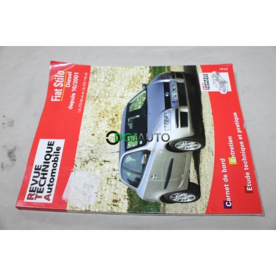 RTA revue technique automobile livre documentation entretien conduite etude technique CIP 661.1 pour fiat stilo 1.9JTD 1.9 JTD