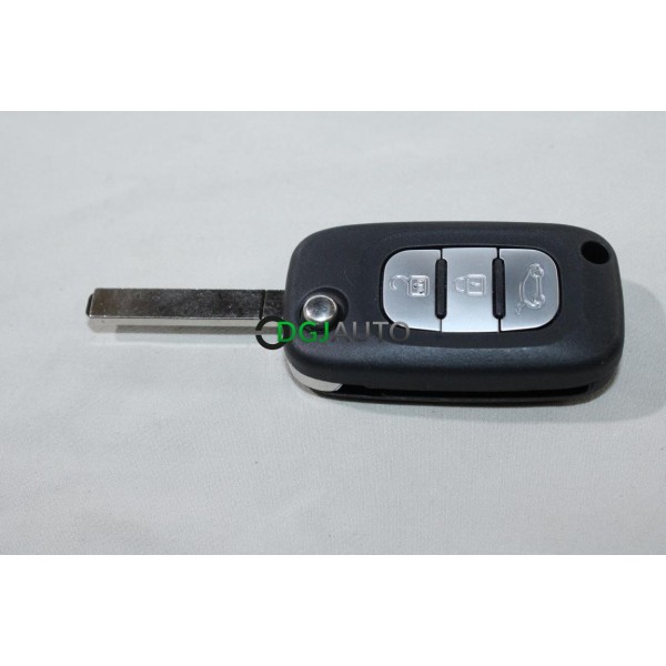 Clé vierge à tailler telecommande 3 boutons Cadox REN301 pour renault clio 3 III master 3 III modus trafic 3 III