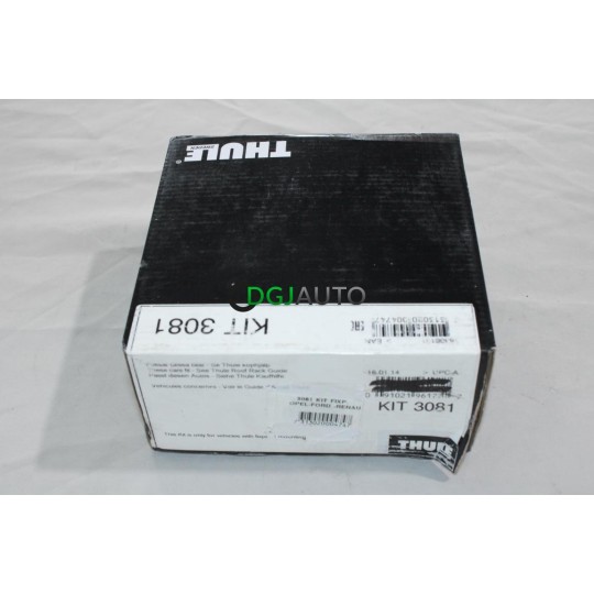 Kit pieds fixation barres de toit fixpoint XT KIT 3081 Thule KIT3081 pour ford opel renault mitsubishi chevrolet