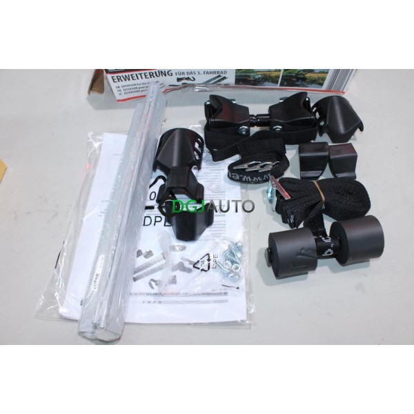 Kit extension 3eme velo pour porte velos sur attelage Eufab 11446
