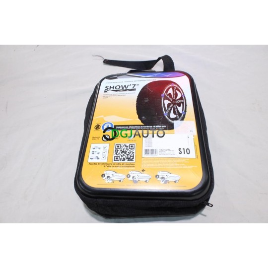 Jeu 2 chaussettes neige Show7 S10 pour pneu roue jante 165/70/12 145/70/13 155/65/13 185/55/13 205/50/13 225/45/13 145/60/14