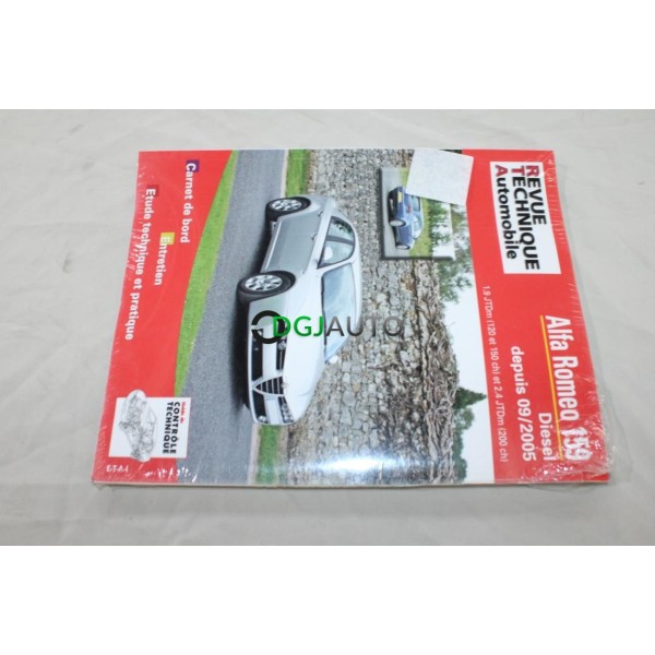 RTA revue technique automobile livre documentation entretien conduite etude technique CIP B710.7 pour alfa romeo 159 1.9JTDM