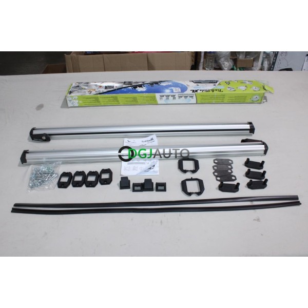 Jeu 2 barres de toit aluminium fix and slide XL Green Valley 156029 N°29