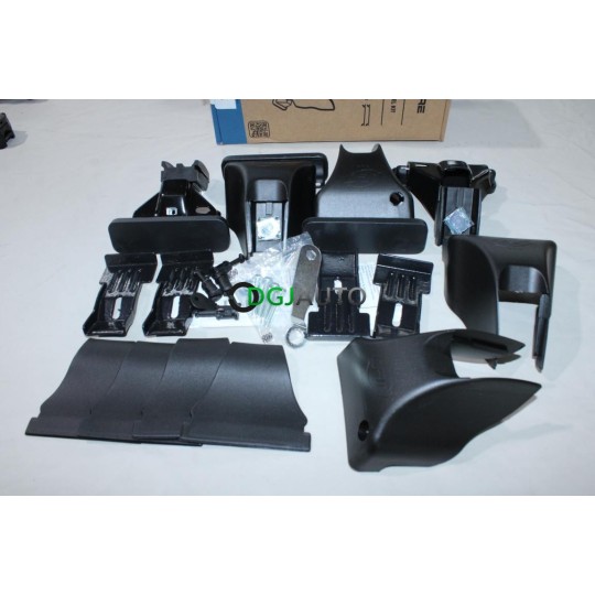 Kit pieds fixation barres de toit Totus 40004 pour audi A4 de 2000 à 2007 toyota yaris de 2011 à 2014 citroen saxo ford fiesta