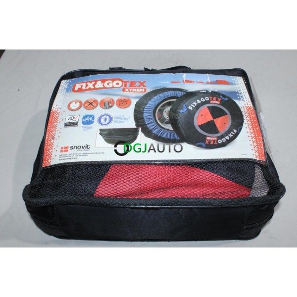 Jeu 2 chaussettes neige Snovit Fix&GoTex 73761 pour pneu roue jante 235/75/15 255/70/15 255/75/16 235/70/16 255/65/16 235/65/17