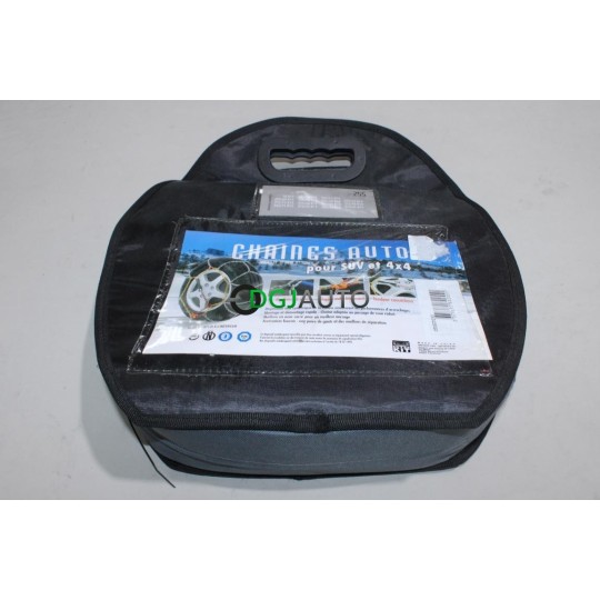 Jeu 2 chaines neige Chaines Neiges N°255 pour pneu roue jante 10/15 255/60/15 255/75/15 265/75/15 185/70/16 255/70/16 255/60/17