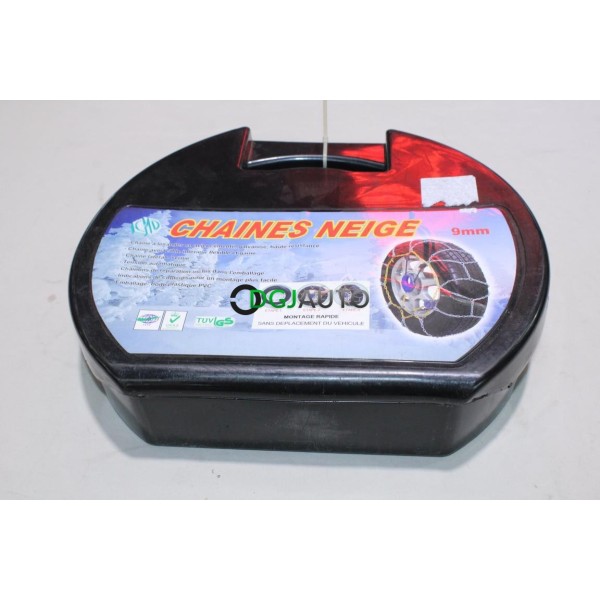 Jeu 2 chaines neige Chaines Neiges E9 AUTO.120 pour pneu roue jante 750/15 9/15 255/75/15 265/70/15 700/16 245/70/16 255/70/16