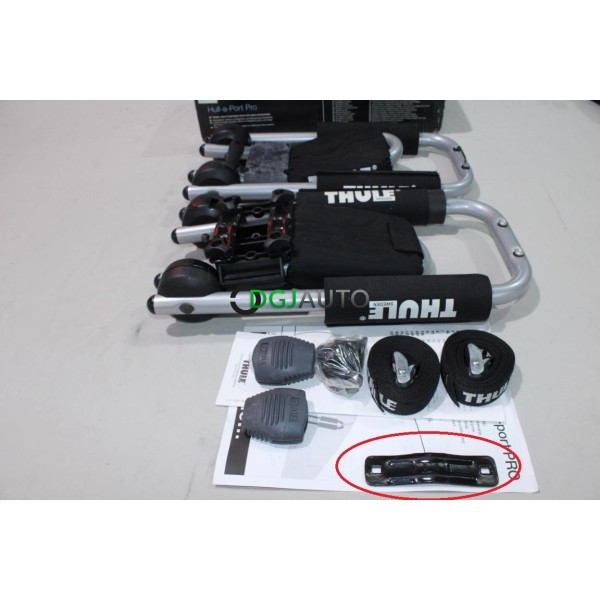 Kit porte kayak inclinable (manque 1 ferrure voir photo sans reclamation) Thule 837000 837 Hull a port pro