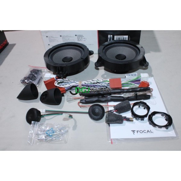 Jeu 2 enceintes haut parleur 130mm Focal Inside KINT130S06 3544054750698 pour renault nissan dacia