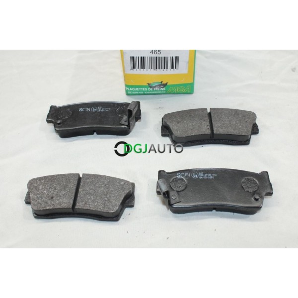 Jeu 4 plaquettes de frein avant montage akebono MGA 465 pour suzuki vitara X90 grand vitara